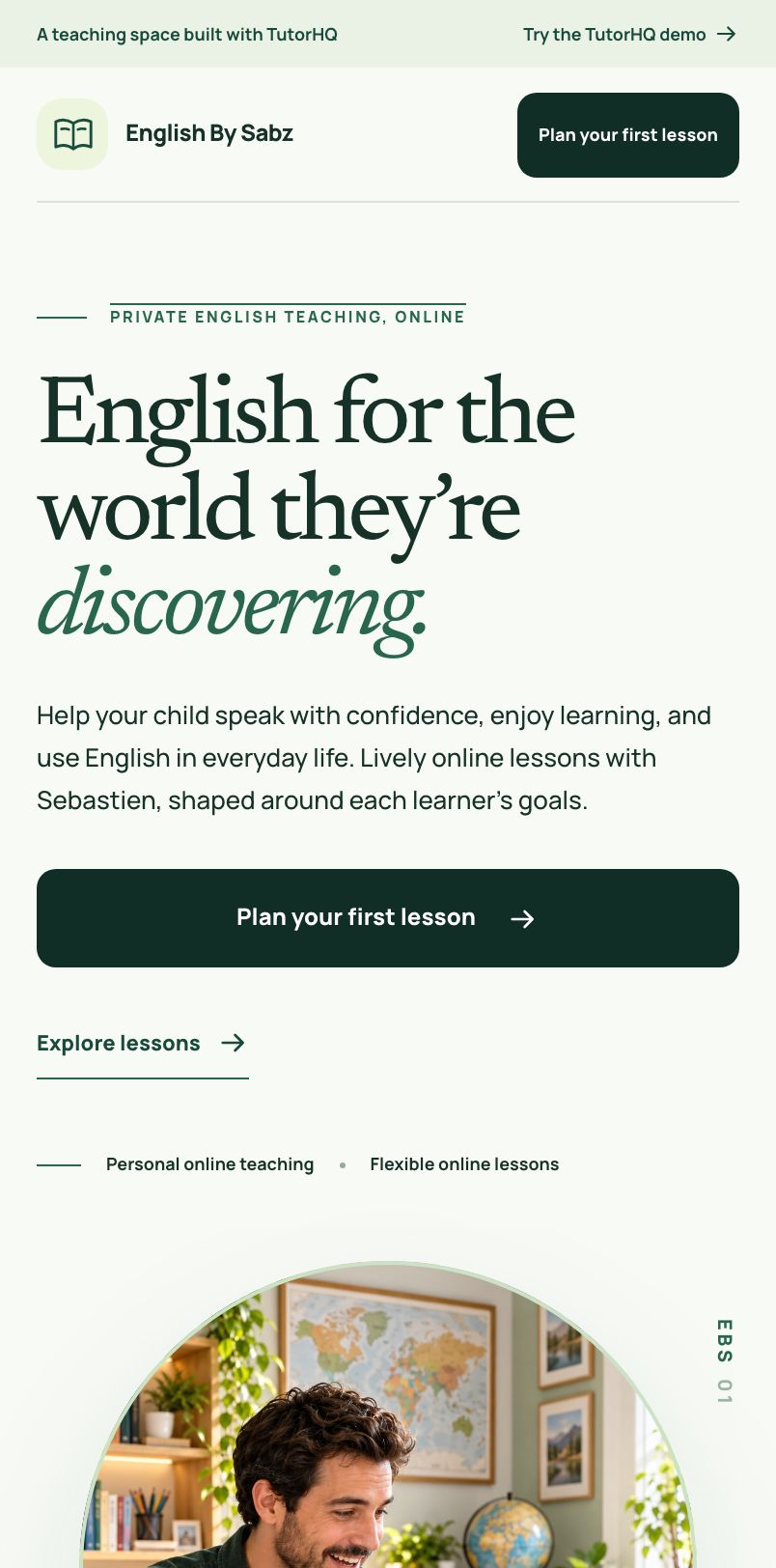 English By Sabz website